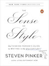 Cover image for The Sense of Style